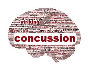 Concussion traumatic injury icon design